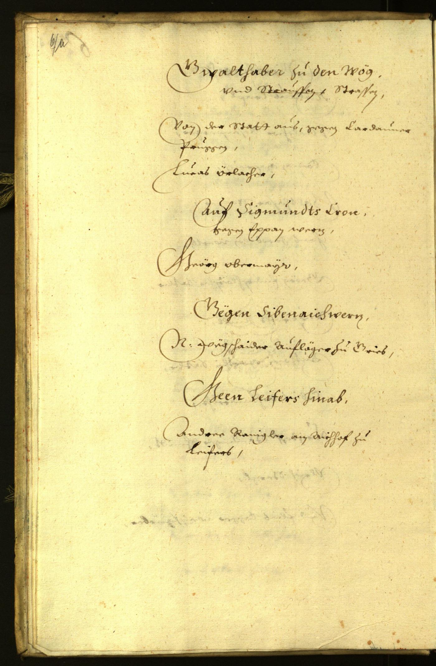 Stadtarchiv Bozen - BOhisto Ratsprotokoll 1636 