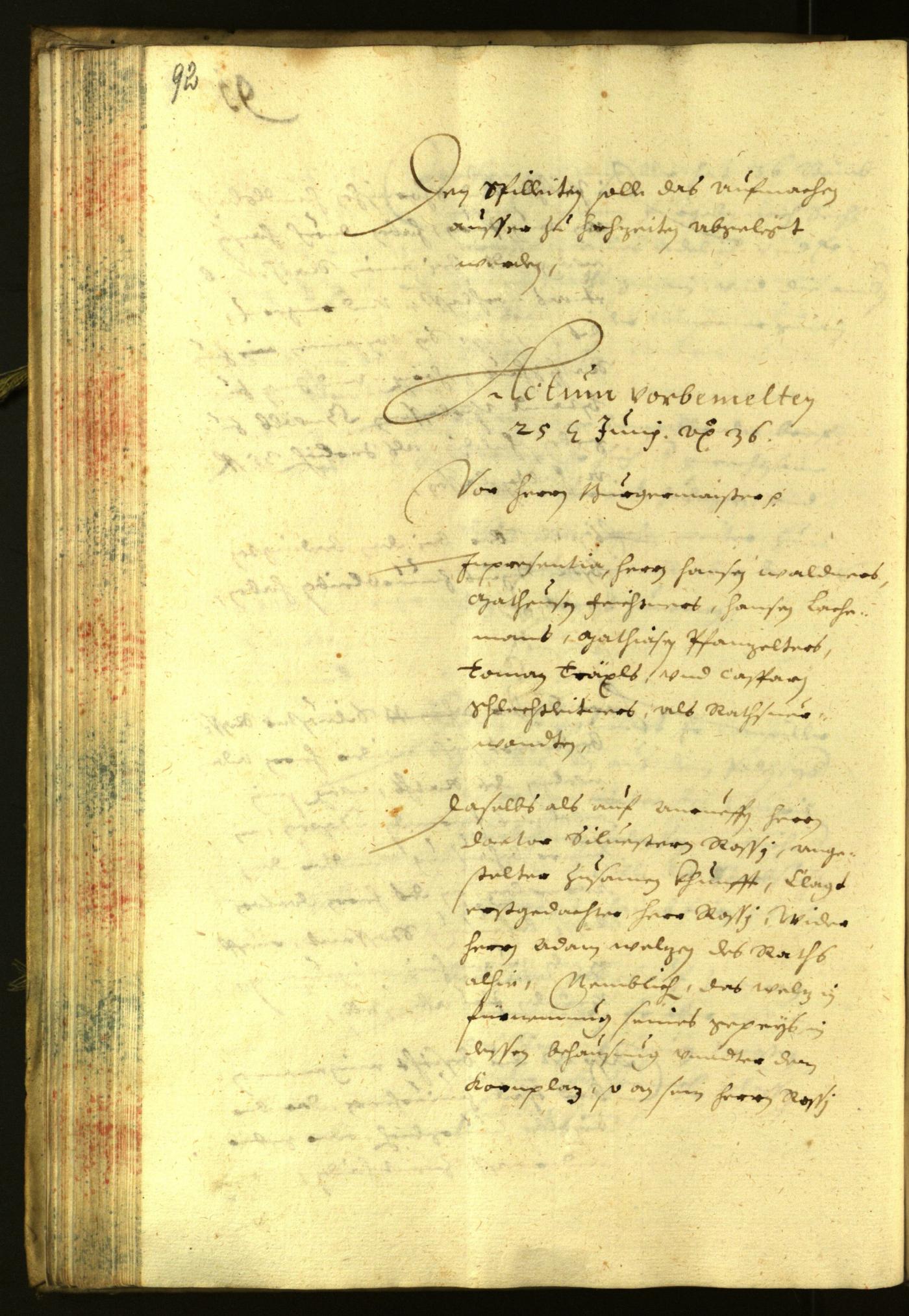 Civic Archives of Bozen-Bolzano - BOhisto Minutes of the council 1636 