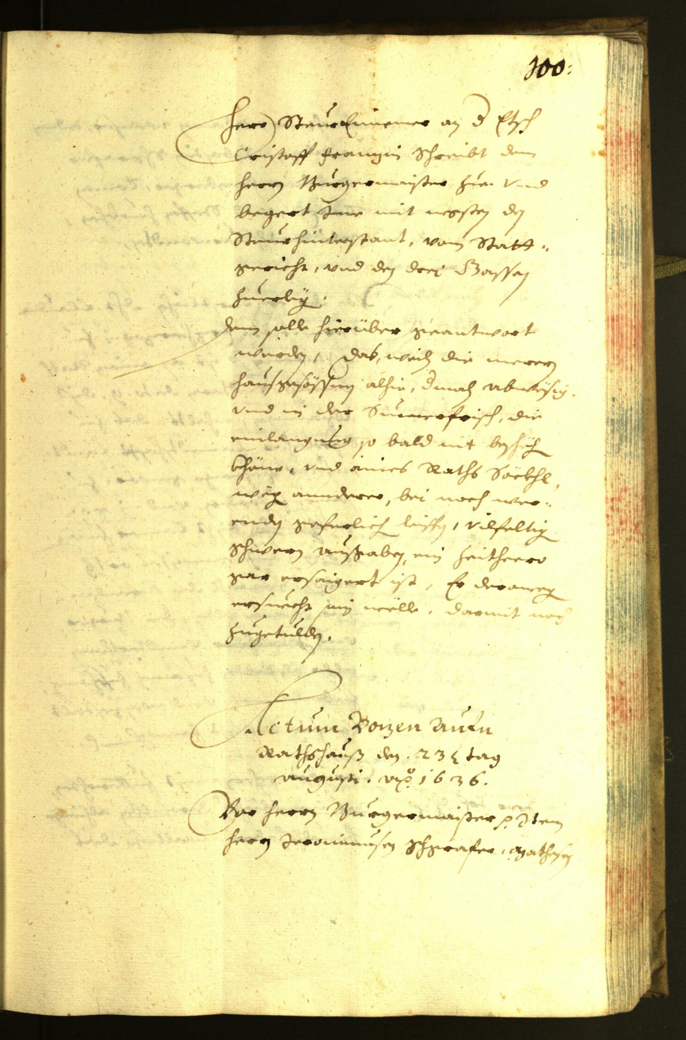 Civic Archives of Bozen-Bolzano - BOhisto Minutes of the council 1636 