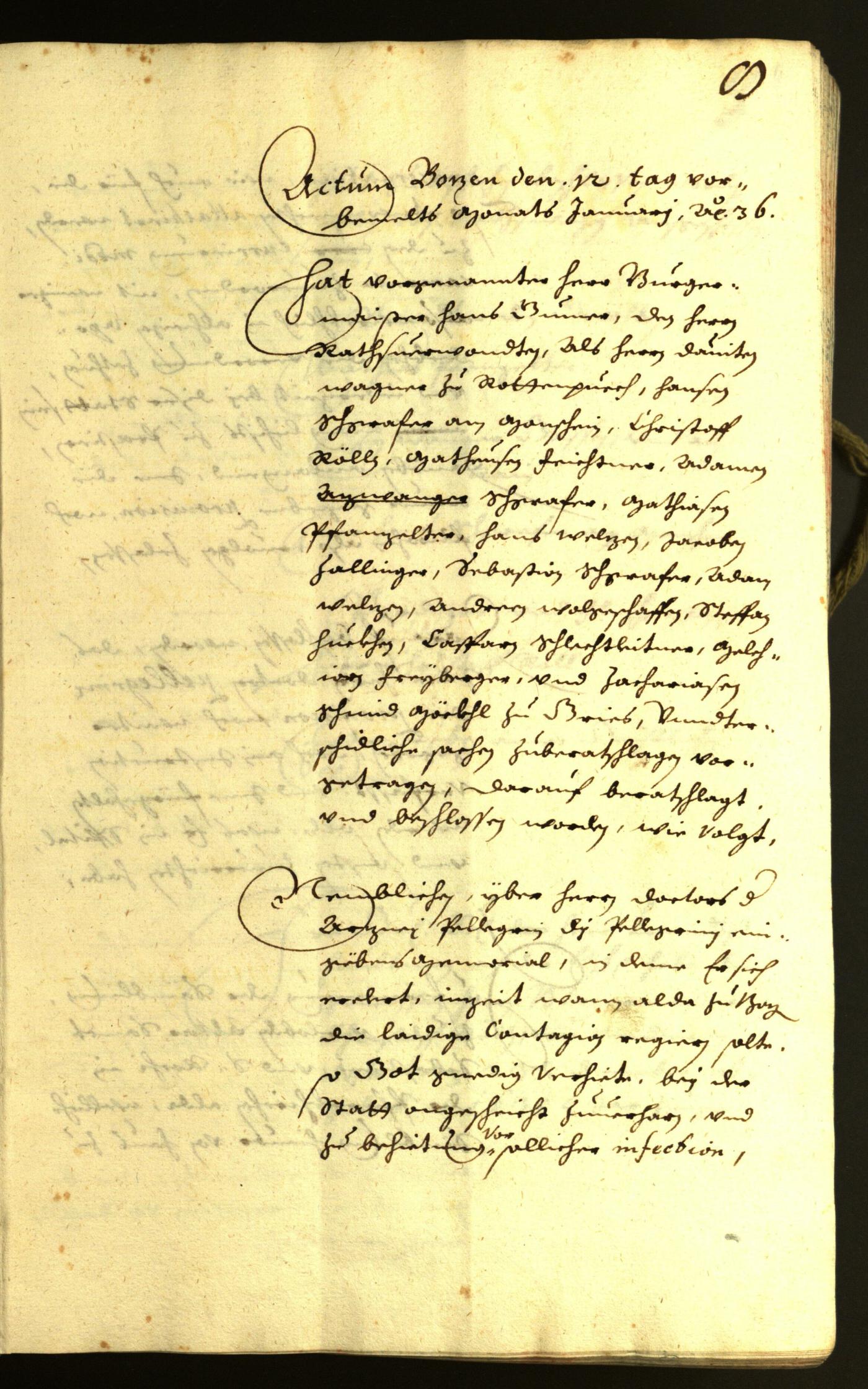 Civic Archives of Bozen-Bolzano - BOhisto Minutes of the council 1636 