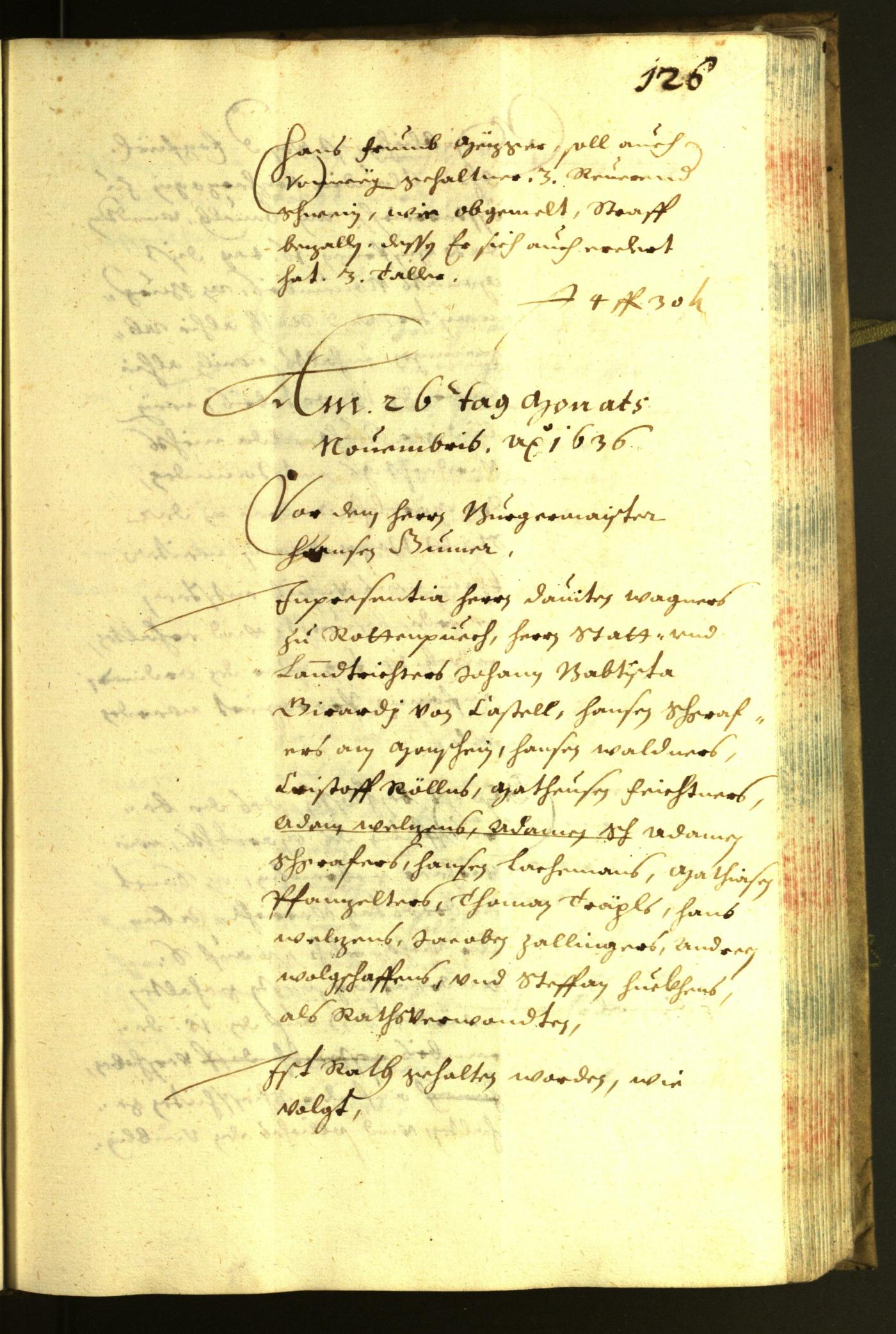 Civic Archives of Bozen-Bolzano - BOhisto Minutes of the council 1636 