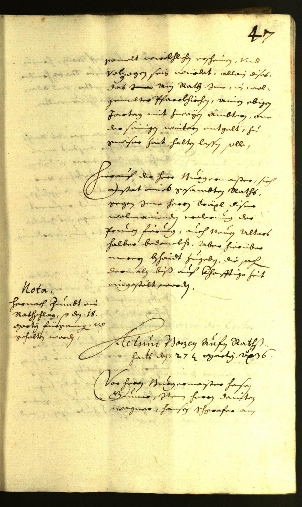 Civic Archives of Bozen-Bolzano - BOhisto Minutes of the council 1636 