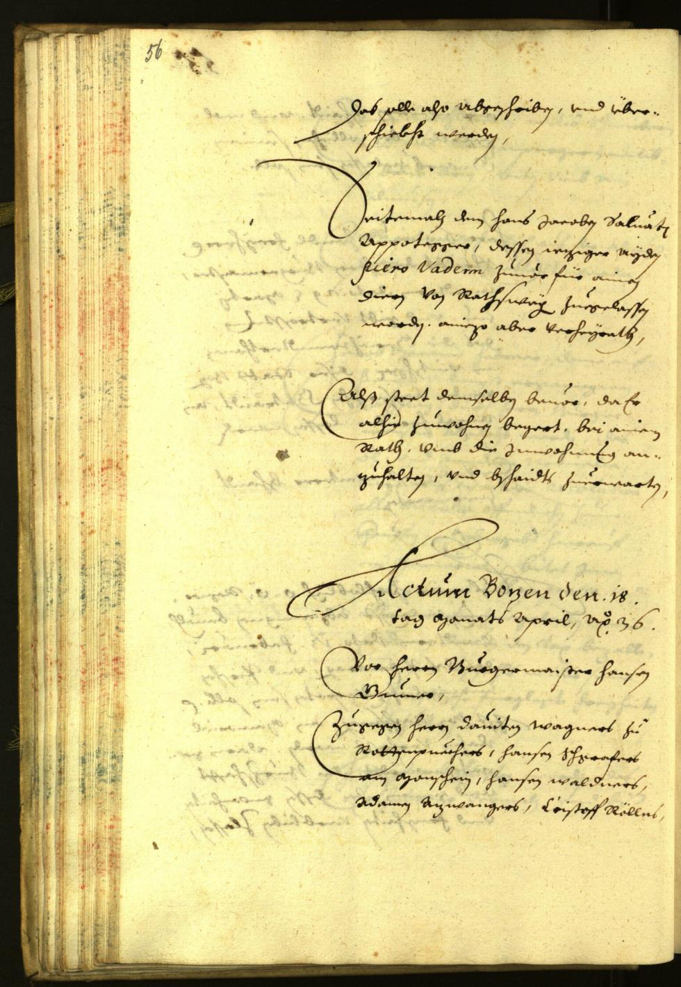 Civic Archives of Bozen-Bolzano - BOhisto Minutes of the council 1636 