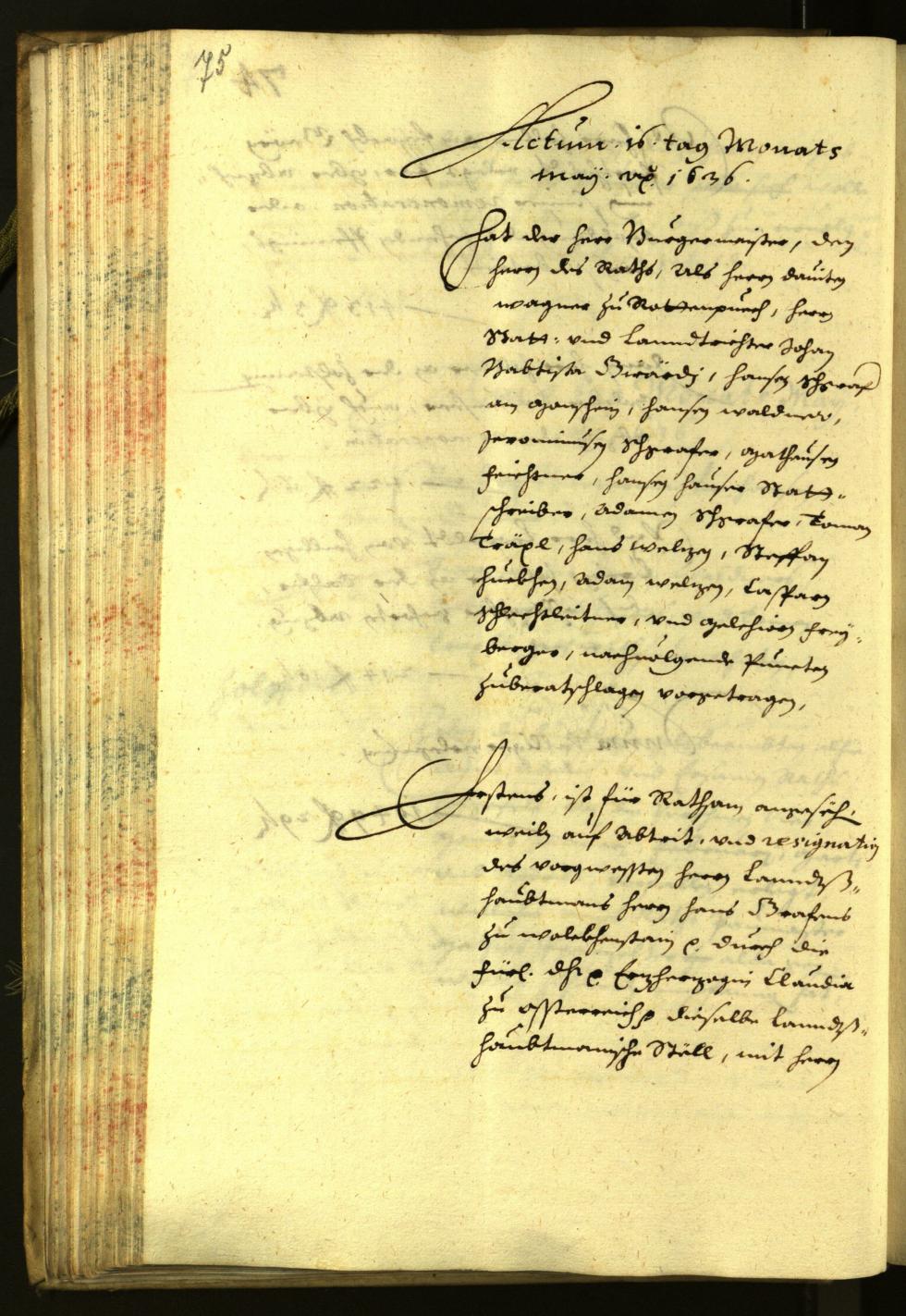 Civic Archives of Bozen-Bolzano - BOhisto Minutes of the council 1636 