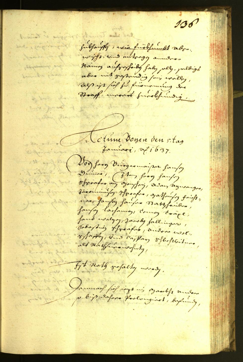 Civic Archives of Bozen-Bolzano - BOhisto Minutes of the council 1636 