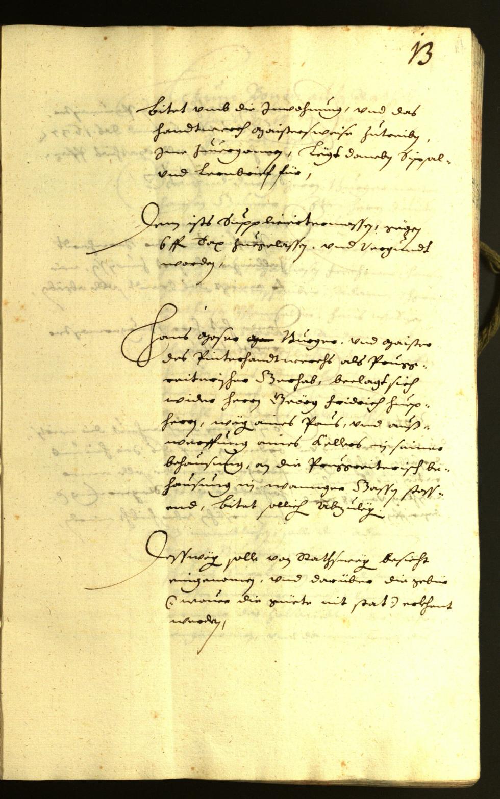 Stadtarchiv Bozen - BOhisto Ratsprotokoll 1636 