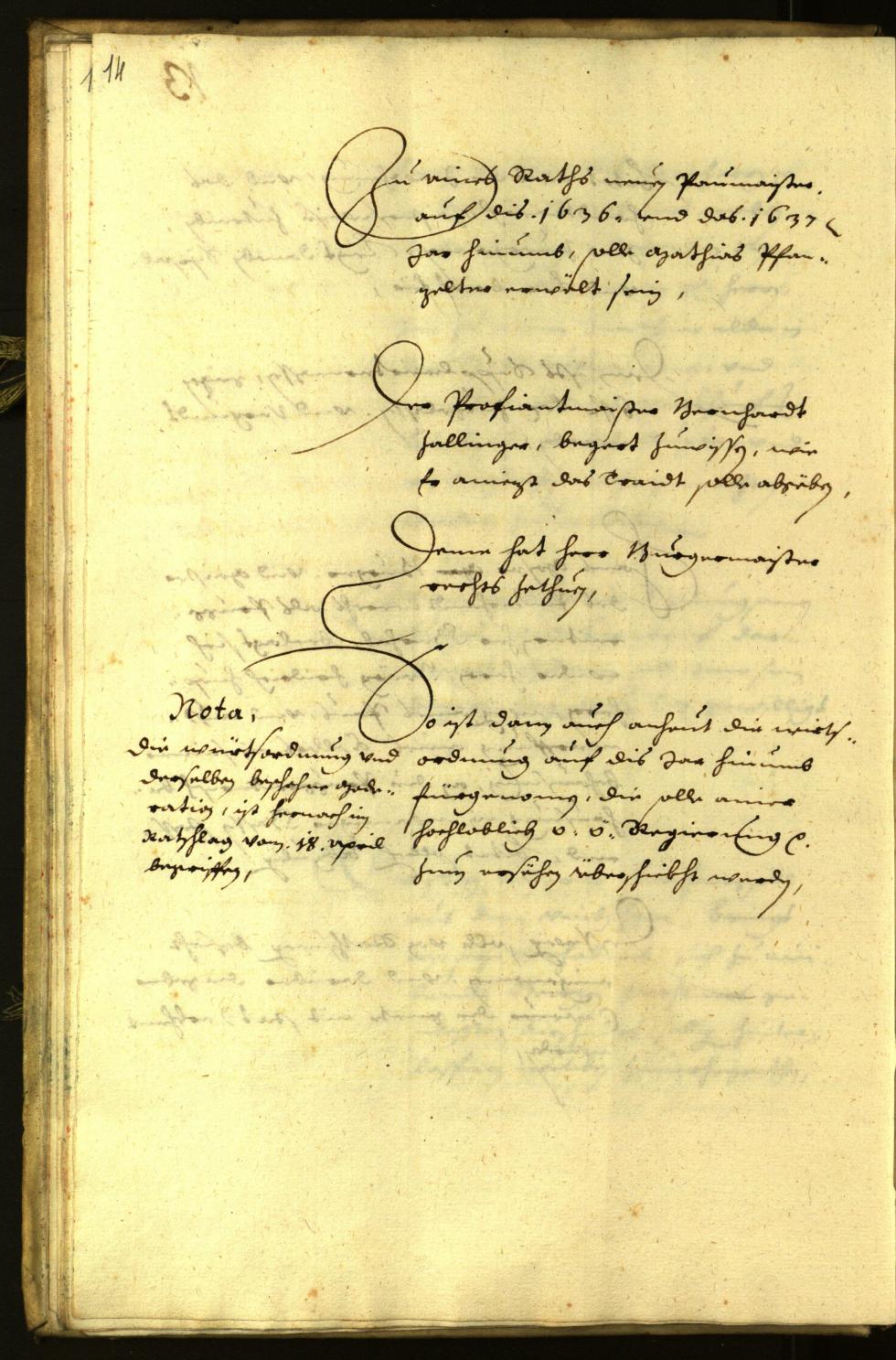 Civic Archives of Bozen-Bolzano - BOhisto Minutes of the council 1636 