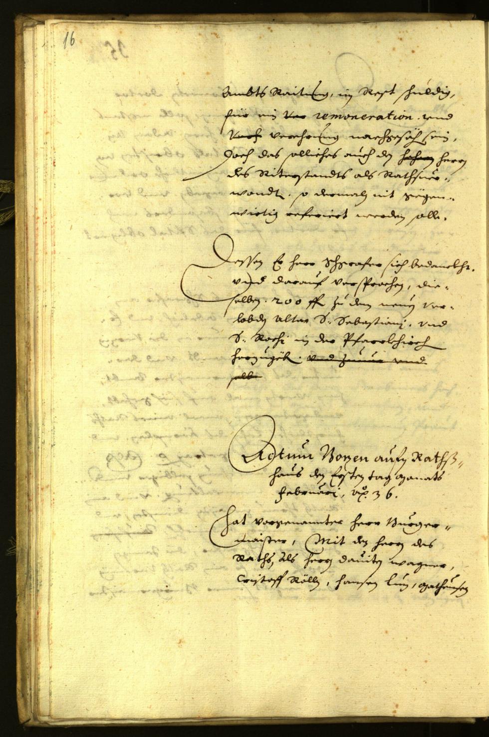 Civic Archives of Bozen-Bolzano - BOhisto Minutes of the council 1636 