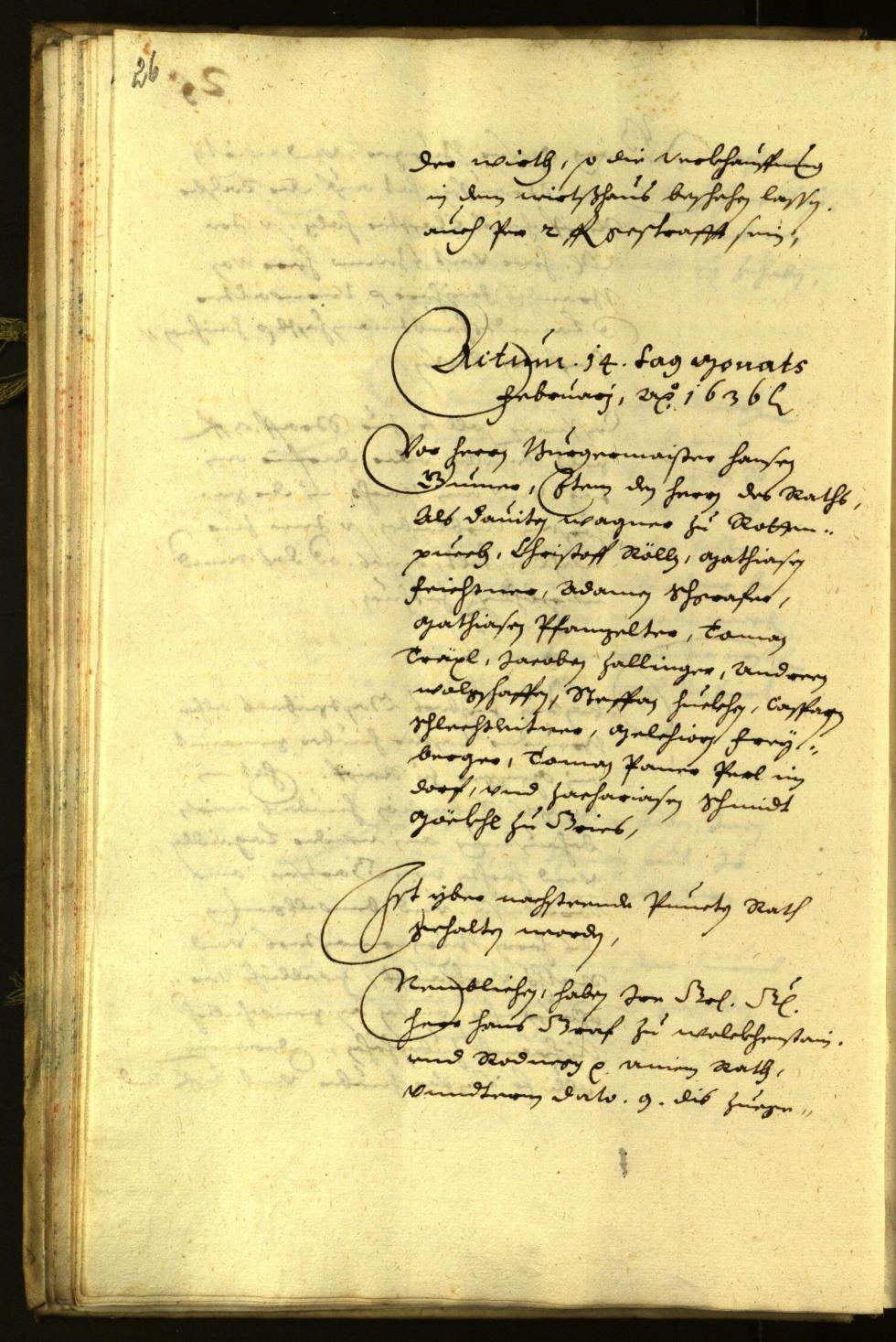 Civic Archives of Bozen-Bolzano - BOhisto Minutes of the council 1636 