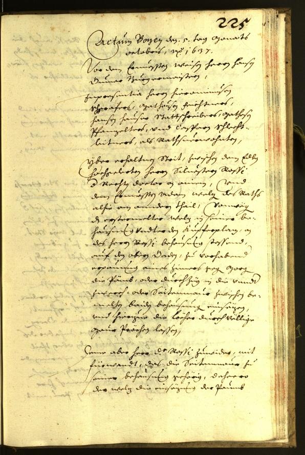 Civic Archives of Bozen-Bolzano - BOhisto Minutes of the council 1637 