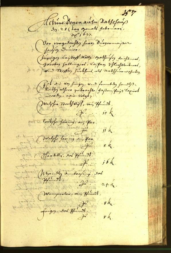 Civic Archives of Bozen-Bolzano - BOhisto Minutes of the council 1637 