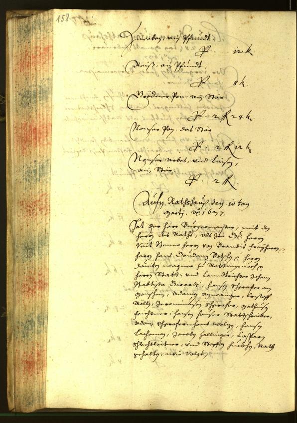 Civic Archives of Bozen-Bolzano - BOhisto Minutes of the council 1637 