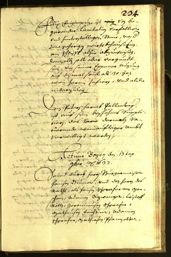 Civic Archives of Bozen-Bolzano - BOhisto Minutes of the council 1637 