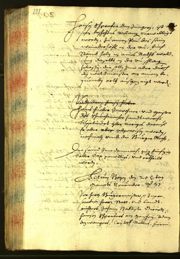 Civic Archives of Bozen-Bolzano - BOhisto Minutes of the council 1637 