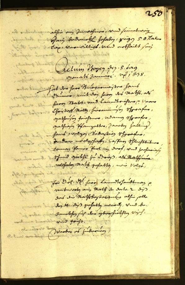 Civic Archives of Bozen-Bolzano - BOhisto Minutes of the council 1637 