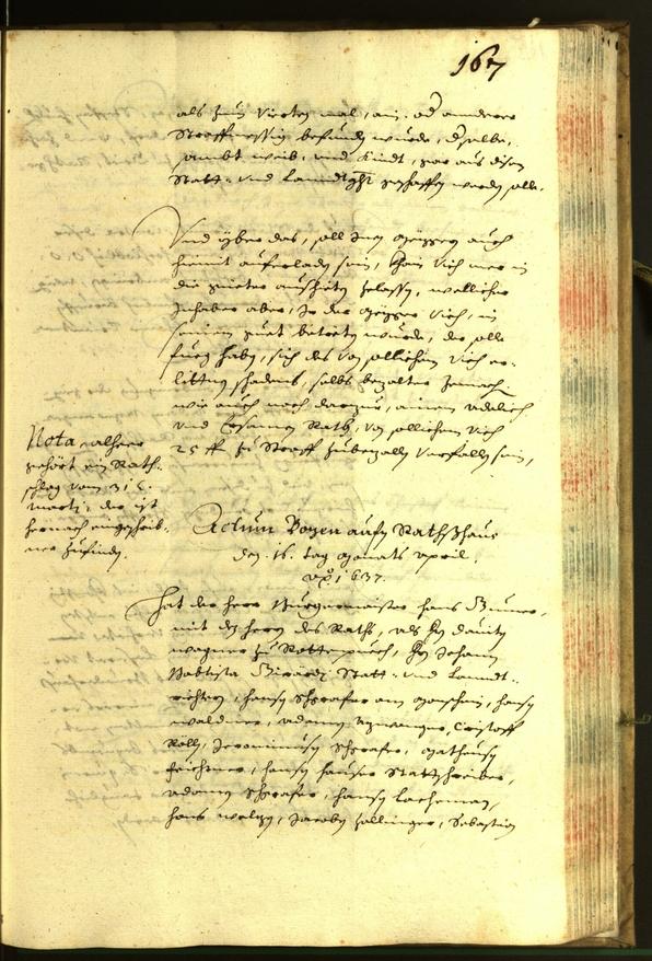 Civic Archives of Bozen-Bolzano - BOhisto Minutes of the council 1637 