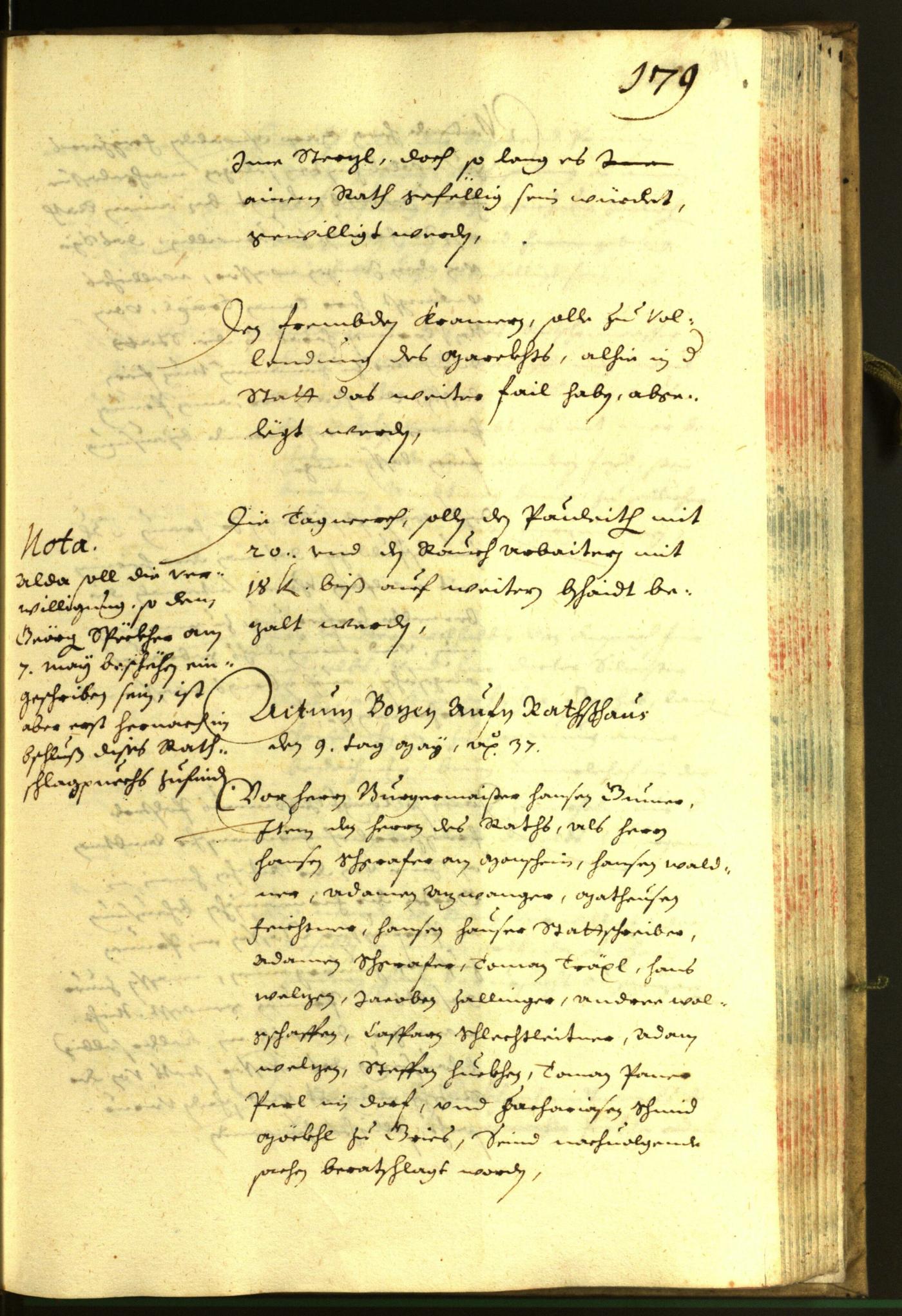 Civic Archives of Bozen-Bolzano - BOhisto Minutes of the council 1637 