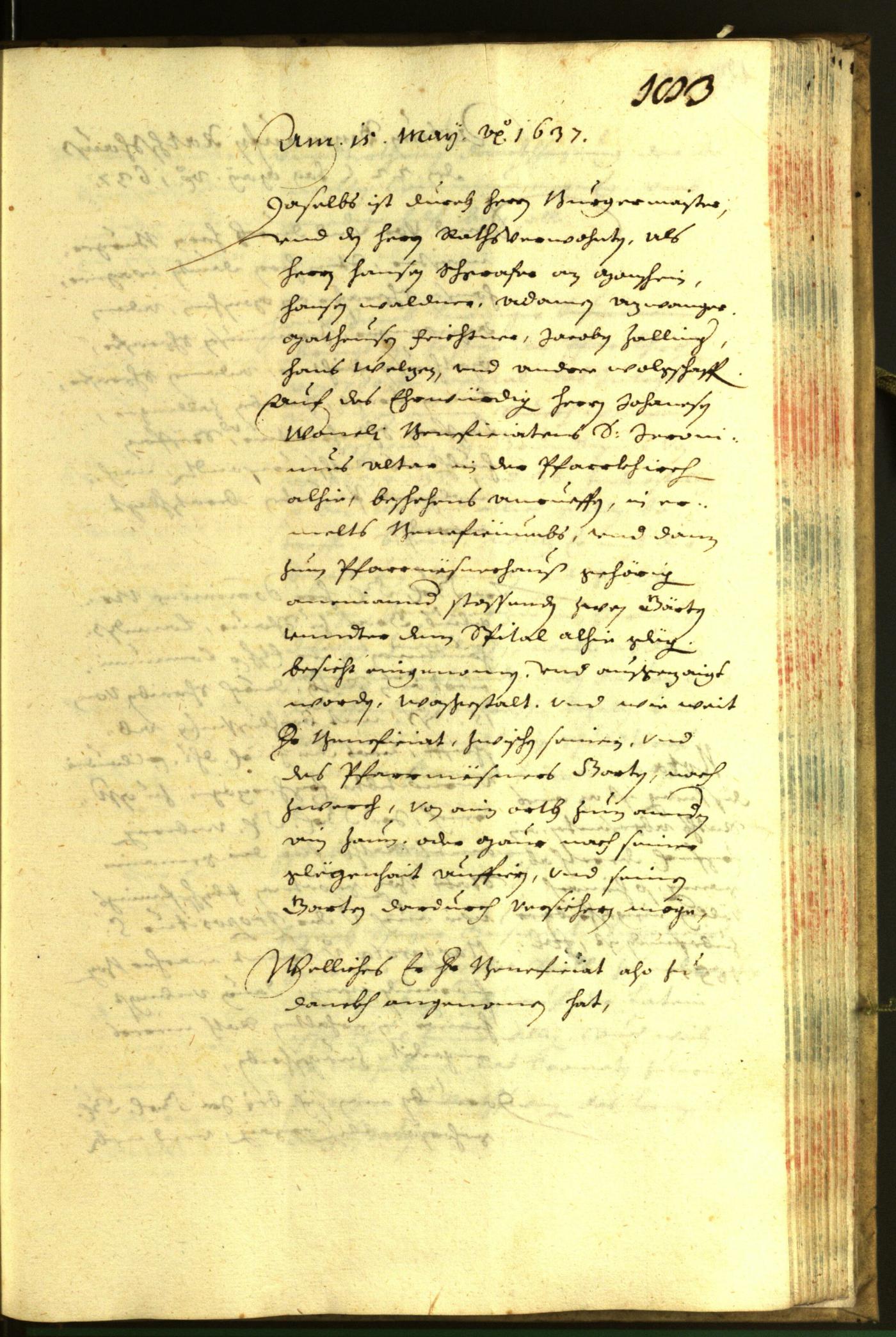 Civic Archives of Bozen-Bolzano - BOhisto Minutes of the council 1637 