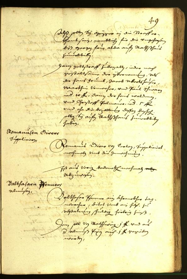 Civic Archives of Bozen-Bolzano - BOhisto Minutes of the council 1638 