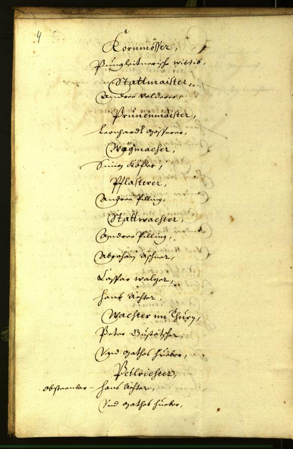 Stadtarchiv Bozen - BOhisto Ratsprotokoll 1638 