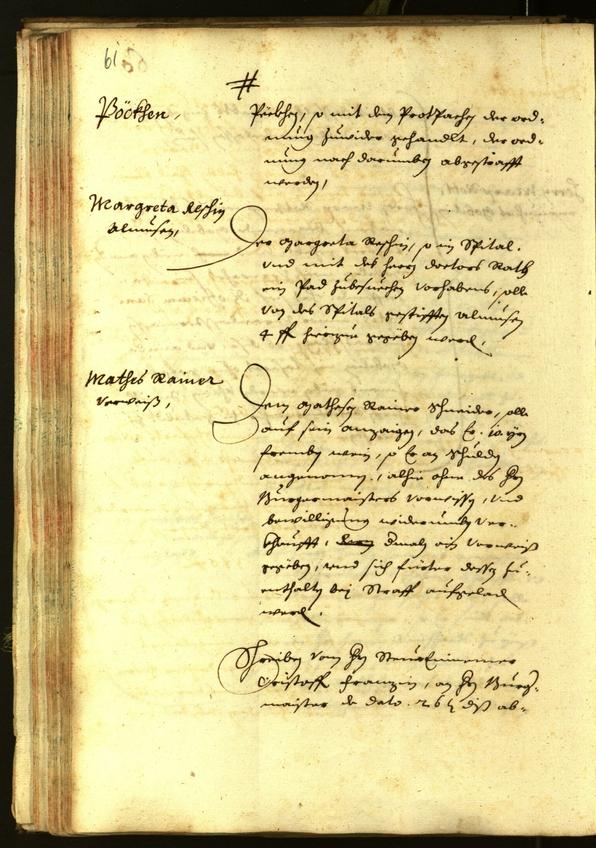 Civic Archives of Bozen-Bolzano - BOhisto Minutes of the council 1638 