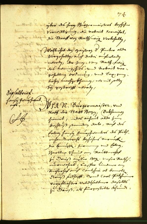 Civic Archives of Bozen-Bolzano - BOhisto Minutes of the council 1638 