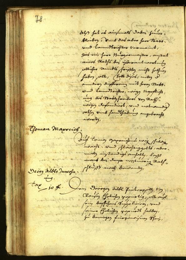 Civic Archives of Bozen-Bolzano - BOhisto Minutes of the council 1638 