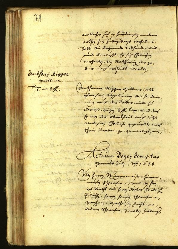 Civic Archives of Bozen-Bolzano - BOhisto Minutes of the council 1638 