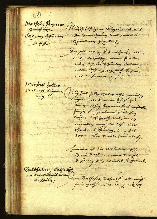 Civic Archives of Bozen-Bolzano - BOhisto Minutes of the council 1638 