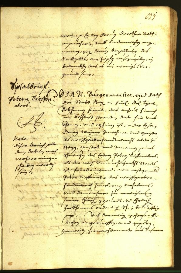 Civic Archives of Bozen-Bolzano - BOhisto Minutes of the council 1638 