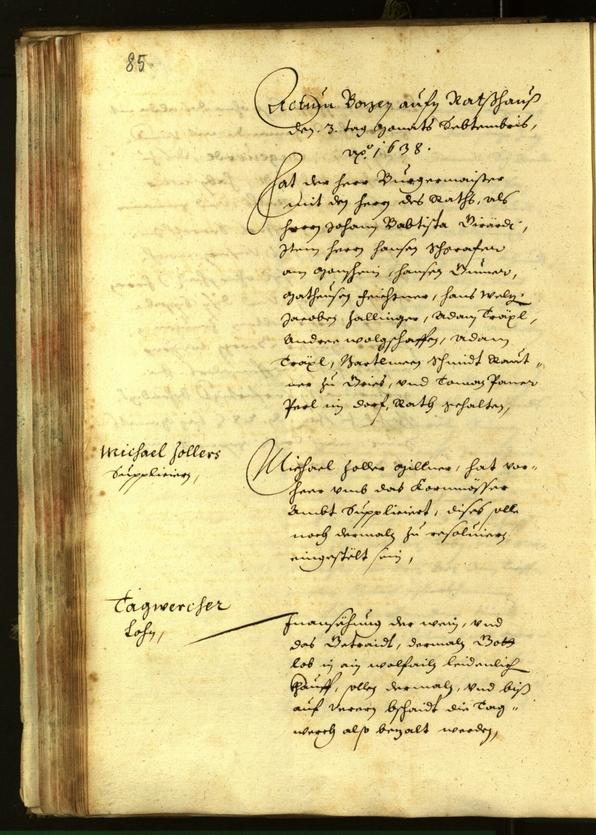 Civic Archives of Bozen-Bolzano - BOhisto Minutes of the council 1638 