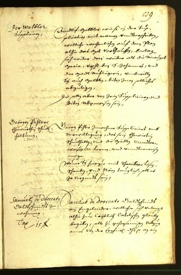 Civic Archives of Bozen-Bolzano - BOhisto Minutes of the council 1638 