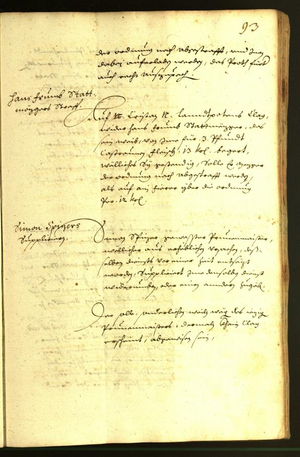 Civic Archives of Bozen-Bolzano - BOhisto Minutes of the council 1638 