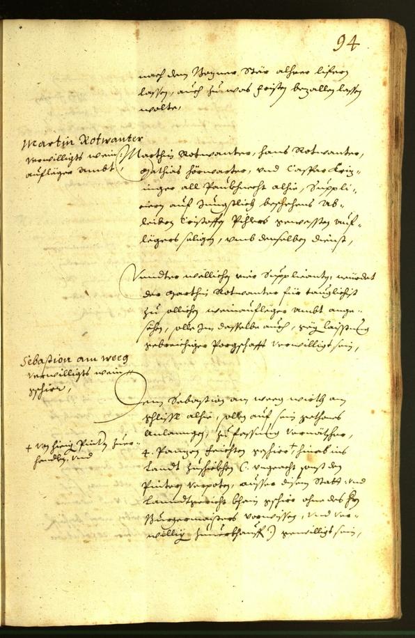 Stadtarchiv Bozen - BOhisto Ratsprotokoll 1638 