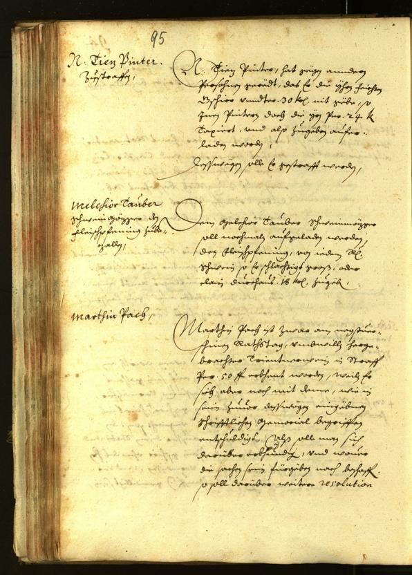 Civic Archives of Bozen-Bolzano - BOhisto Minutes of the council 1638 