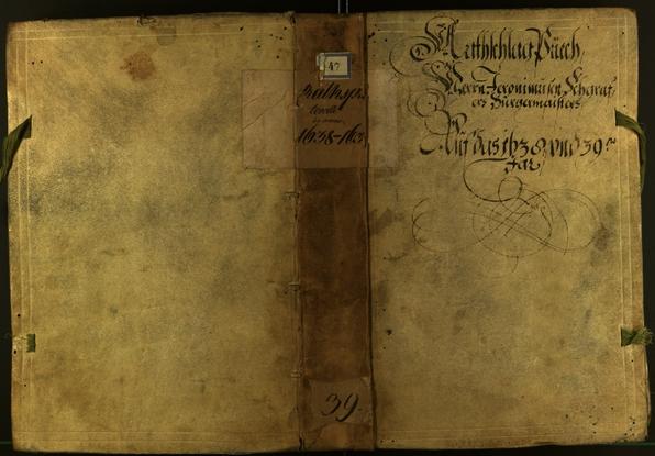 Civic Archives of Bozen-Bolzano - BOhisto Minutes of the council 1638 