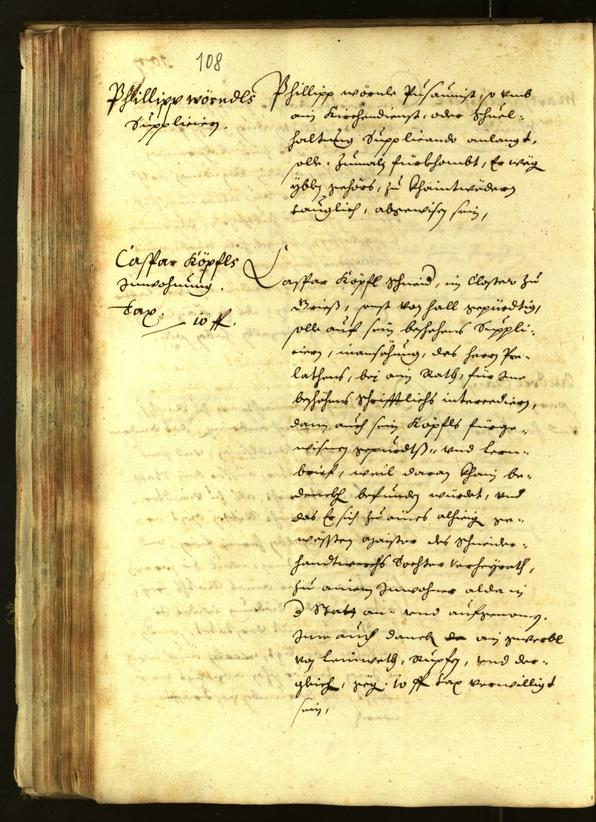 Civic Archives of Bozen-Bolzano - BOhisto Minutes of the council 1638 