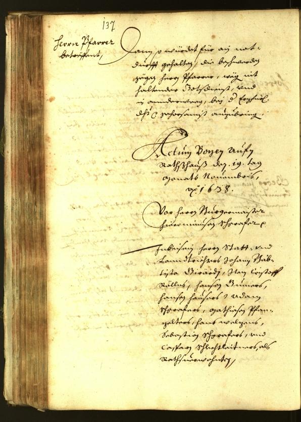 Civic Archives of Bozen-Bolzano - BOhisto Minutes of the council 1638 