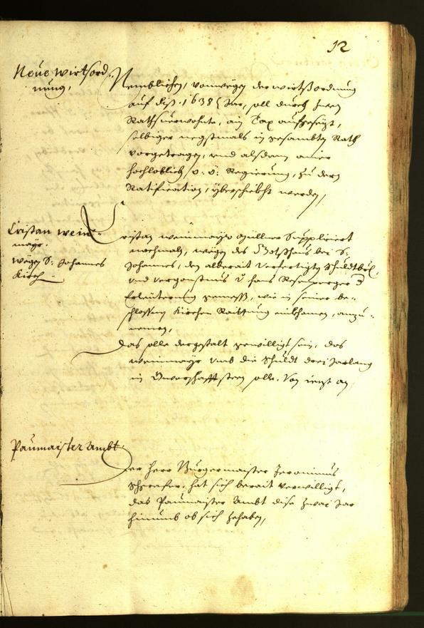 Civic Archives of Bozen-Bolzano - BOhisto Minutes of the council 1638 