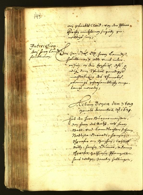 Civic Archives of Bozen-Bolzano - BOhisto Minutes of the council 1638 