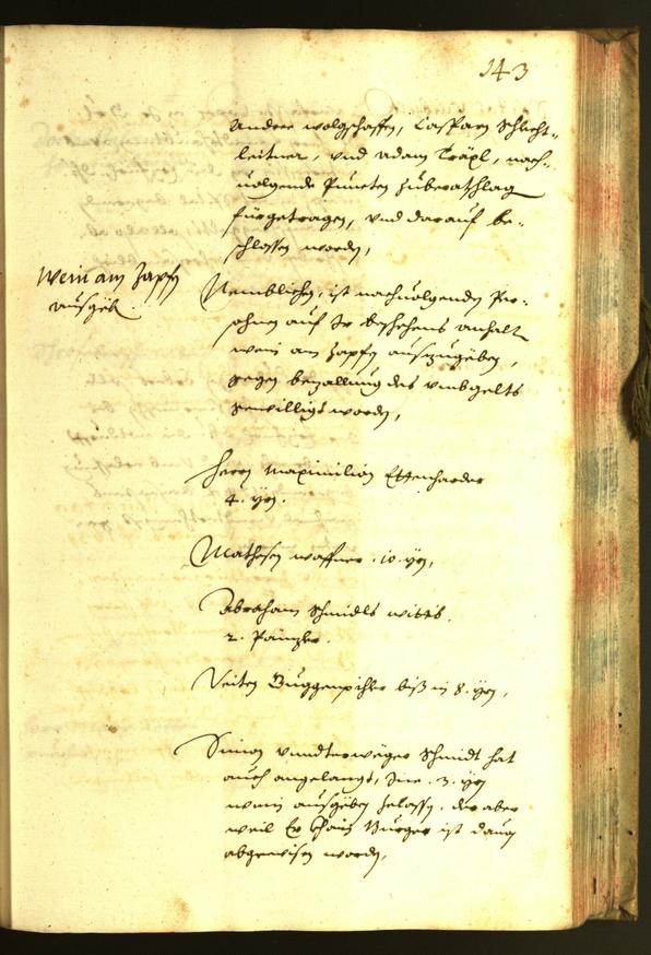 Stadtarchiv Bozen - BOhisto Ratsprotokoll 1638 