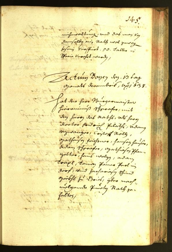 Civic Archives of Bozen-Bolzano - BOhisto Minutes of the council 1638 