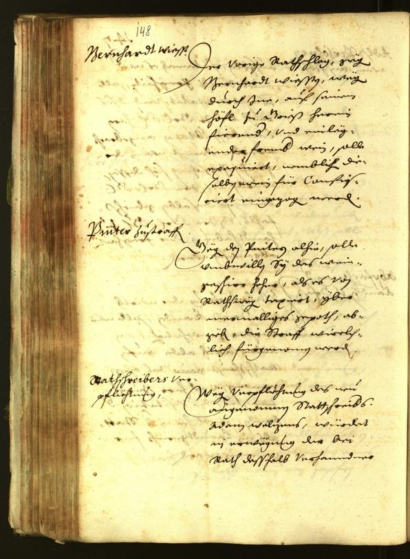 Civic Archives of Bozen-Bolzano - BOhisto Minutes of the council 1638 