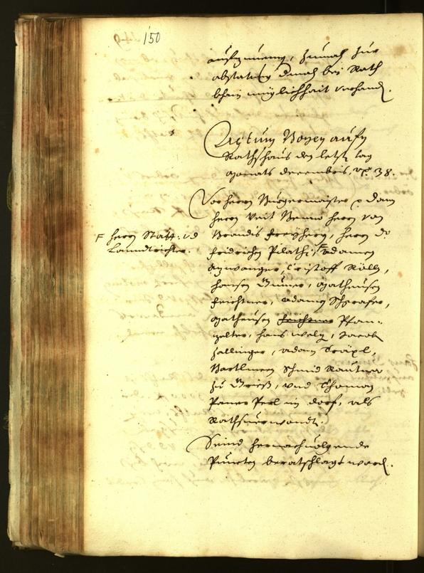 Civic Archives of Bozen-Bolzano - BOhisto Minutes of the council 1638 