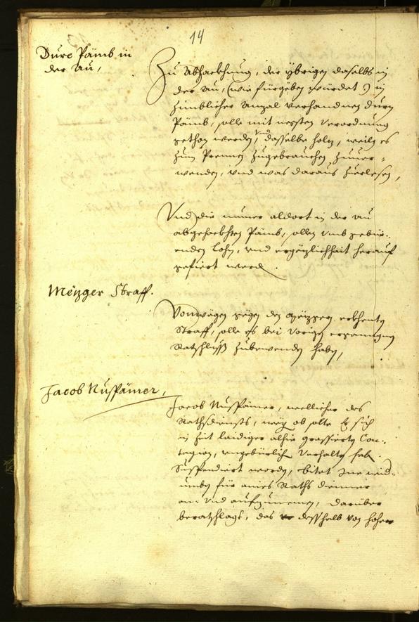 Civic Archives of Bozen-Bolzano - BOhisto Minutes of the council 1638 