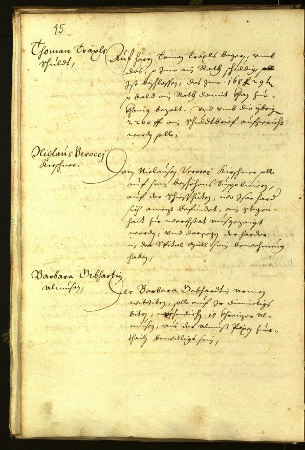 Civic Archives of Bozen-Bolzano - BOhisto Minutes of the council 1638 