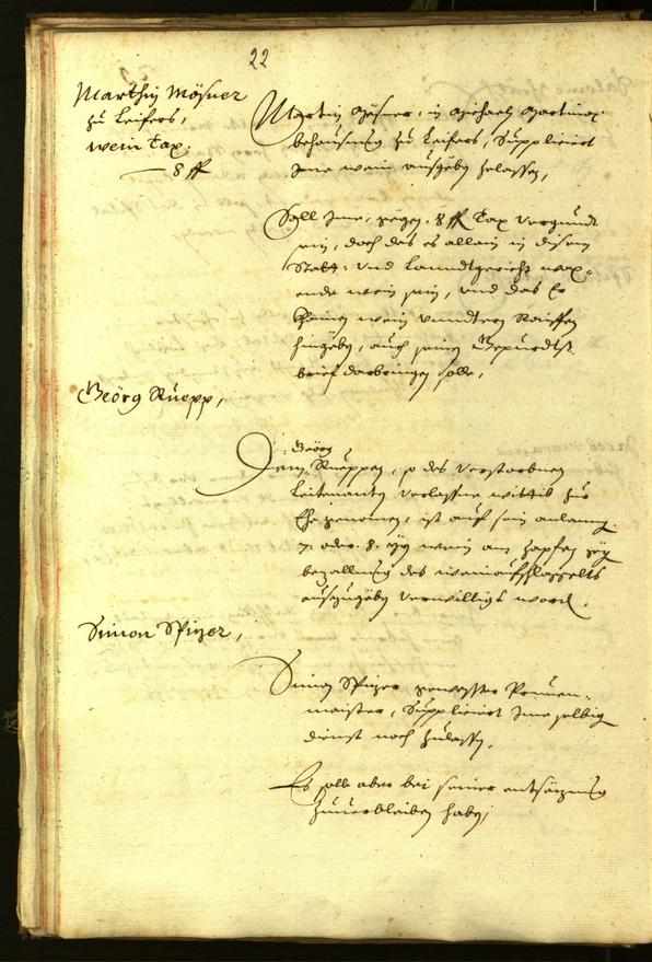 Civic Archives of Bozen-Bolzano - BOhisto Minutes of the council 1638 