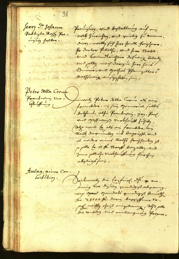 Civic Archives of Bozen-Bolzano - BOhisto Minutes of the council 1638 