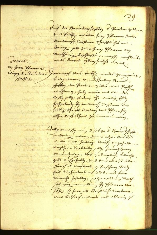 Civic Archives of Bozen-Bolzano - BOhisto Minutes of the council 1638 