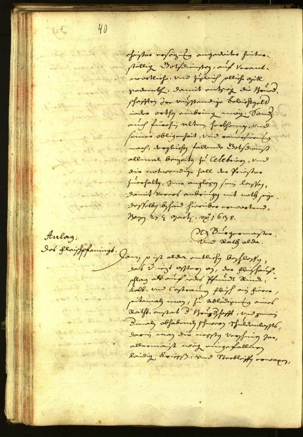 Civic Archives of Bozen-Bolzano - BOhisto Minutes of the council 1638 